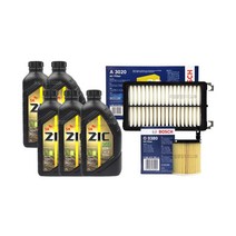 소나타DN8 1.6가솔린터보 지크x9제로(5L)엔진오일세트380-3020