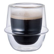KINTO 킨토 KRONOS 더블 월 에스프레소 컵 80ml 23104, 1