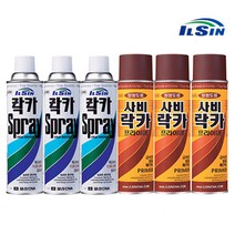일신 페인트 도색 셀프 인테리어 락카 스프레이 420ml, 무광투명(342번)