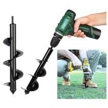 원예식물파종 땅구멍파기 전동드릴 오거비트, 드릴비트8cm-25cm, 1개