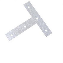 철물코리아 B06 평철 T형90 5p, 20개입