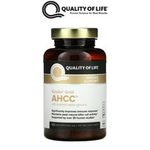 키노코 골드 AHCC 표고버섯 균사체 500mg 60베지캡슐 Kinoko Gold 아세틸알파글루칸