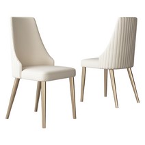 SURBORT1인용안락의자 안락의자 엔틱 쿠션 체어 인테리어의자 식탁의자, 쌀 화이트