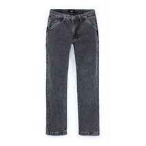 브이와이 남자 심플 롱 기장 청바지 일자핏 와이드 데님 팬츠