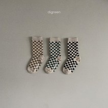 디그린 체커보드삭스 3종 세트