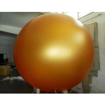 풍선 간판 2M PVC 팽창 식 헬륨 풍선 하늘 비행 광고 프로모션 이벤트, 02 Gold_01 2m diameter
