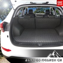 지엠지모터스 차박 퀼팅 트렁크매트+뒷열2열커버 풀셋트 블랙색상 제품, 올뉴투싼