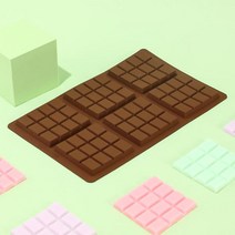 레터링케이크 식빵만들기 3D 사각 실리콘 초콜릿 몰드 와플 미니오븐기 케익 코팅 베이킹