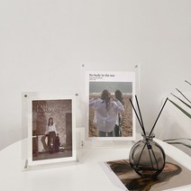 북유럽 크리스탈 아크릴 사진 프레임 투명 간단한 인증서 디스플레이 비즈니스 라이센스 데스크탑 장식, 33x23cm, 보여진 바와 같이