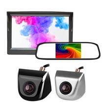 설치포함 CCD급 고급형 후방카메라 RCA-550, 01_블랙(출장장착 포함), A_4.3인치 거치형 모니터