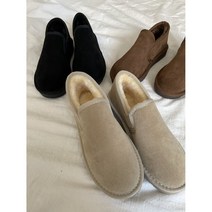 명품 발볼넓은 스웨이드 세무 마약 임산부 털 퍼 토끼털 둥근코 여성 키높이 통굽 로퍼