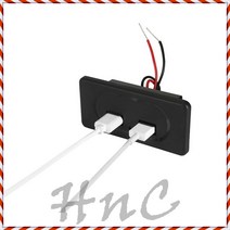 충전 캠핑카 듀얼 원형 USB 포트 시가 볼트 4.2A 소켓 카라반 DIY, hncbio DIY4.2A듀얼USB포트
