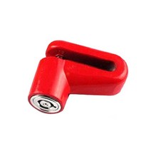 [오토바이디스크락리마인드] 자전거 오토바이 자물쇠 열쇠 디스크 브레이크 회전자 장금 장치, 빨강색