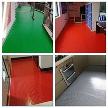 PVC매트 공장 창고 작업실 산업용 카페트 바닥 깔판, (폭 0.6m) 그레이패턴
