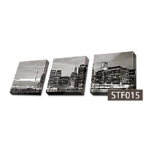 사진 한장을 액자 3개로 만든 3분할 캔버스액자, STF015