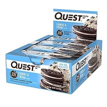 퀘스트뉴트리션 프로틴바 쿠키 앤 크림 x 12개입, 60g, 12개