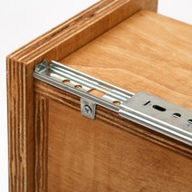 2단 베어링 서랍레일 언더(300~500mm), 300mm