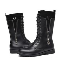 남성 오토바이 롱 부츠 라이더 슈즈 바이크 첼시 워커 앵글 할리 40, 5, 지퍼