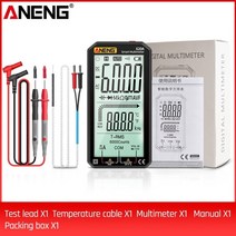 후크미터 멀티 테스터기 전력 포켓 측정기 aneng 620a 전문 디지털 미터 6000, 620A 외피 없음