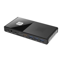 M6 포켓 미니 PC 11 세대 펜티엄 N6005 셀러론 N5105 윈도우즈 DDR4 2933MHz 휴대용 컴퓨터 2500M LAN 4K, 01 Pentium N6000_01 미국, 02 16GB DDR4 No Storage