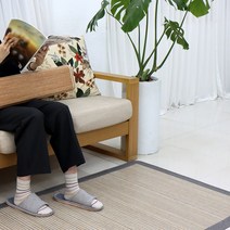 시원한 여름 대나무 돗자리 카페트 침대 거실 매트 대자리, 대나무돗자리 그레이_퀸(150*190cm)
