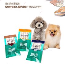 짜먹는 액체형 강아지간식 유산균 오리 6개 애견간식