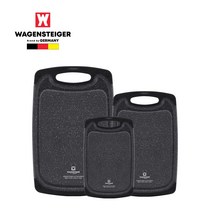 바겐슈타이거 블랙 마블 도마 손잡이 논슬립 집들이 선물, L(245 x 400mm)