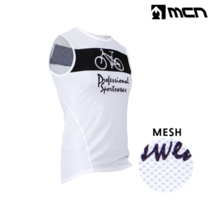 엠씨엔 MCN 바이시클 K매쉬 민소매 이너웨어 자전거 헬스