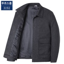 남성용 가디건 집업가디건 집업 짚업 겨울 따뜻한 편한 캐주얼룩 방한 아빠의 재킷 남성 봄 가을 중년 남성 재킷 가을 겨울 탑 중년 및 노인 봄 할아버지 옷