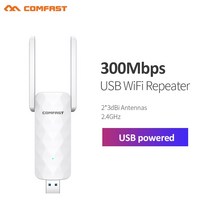 유심라우터 lte라우터 와이파이라우터 Comfast 300Mbps USB WiFi 리피터 802.11n 무선 신호 증폭기/부스터, 한개옵션0