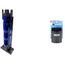 일본직구메이호우(meiho) 로드 스탠드 bm-250 light, 클리어 블루 x 블랙, 하드 드링크 홀더 bm 블랙 세트