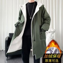 2022 겨울 코트 후드 두꺼운 트렌치 남자 패션 재킷 캐주얼 힙합 Streetwear S-3XL167492