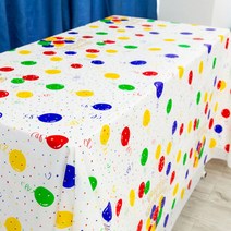 파티 테이블보 풍선모양 생일축하 식탁보