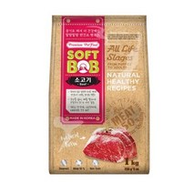 소프트밥 전연령 증기로 찐 사료, 소, 1kg, 3개