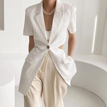 로코코 미드 컷팅 블레이져 자켓 i