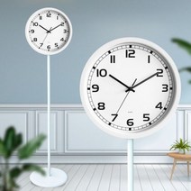 북유럽 현대적인 심플 디자인 무소음 거실 스탠딩 스탠드 스탠드형 시계 집들이 선물, N 타입