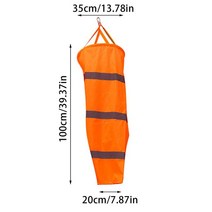 풍향계 바람개비반사 형 Windsock Streamer 80/100/150cm Scratchproof Windproof Flag 형광 Weathervane W, 02 1M