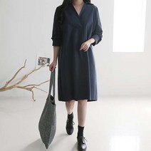 데일로엔 여성용 지니 여성 긴팔 셔츠 원피스