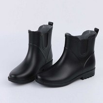 ONM 비올때 신발 발목 장화 우화 여자 캐주얼 레인 부츠