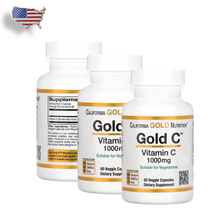 캘리포니아 골드 뉴트리션 Gold C 비타민C 1 000mg 베지 캡슐 60정, 3개