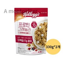 켈로그 프로틴 그래놀라 요거트큐브 & 베리 시리얼, 660g, 1개