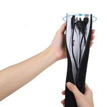 케이블 정리 튜브 인터넷 컴퓨터 랜 선정리 보호 덮개, 단품