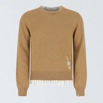 [메종마틴마르지엘라] [명품]마르지엘라 22FW 디스 레이어드 베이지 울 니트 SI1HA0