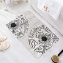 폴라도레 빨아쓰는 소프트 규조토 욕실 발매트 미끄럼방지 주방 매트 화장실 러그, 40x120cm, 9.민들레홑씨