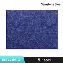 방음부스 가정용 노래방 방음 부스 차음재 흡음재 음향 패널 아이솔레이터 음악 스튜디오 벽 스티커 홈룸 녹음 소음 흡수, 젬스톤 블루, 1.2mm 중간 밀도