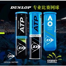 테니스리턴볼 테니스 스윙 연습기 로그인 던롭 ATP AO 호주 오픈 투어 하이라이트 볼 매치 트레이닝 내구성, [11] 깡통에 담긴 AO 호주 오픈 경기 공, 튜브