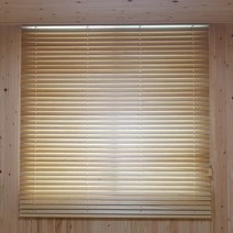 블라인드114 오동나무 우드블라인드 가로91 세로150 아파트 거실 베란다 오피스텔 사무실 학원 학교 공장 기숙사 빌라 전원주택 펜션 침실 아이방 암막 원목블라인드 간편한 설치