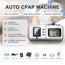 양압기 RESOXY-DS6 홈 자동 CPAP 미니 기계 의료 스마트 수면 무호흡 Cpap 코골이 방지 인공 가습기 기능, 02 Nasal face mask_04 AU 플러그