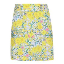 여성 플라워 골프웨어 국산 큐롯 스커트 NS-WSK-0933-옐로우