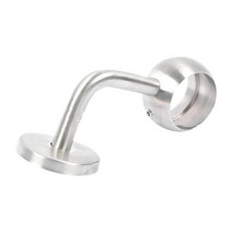 강화유리난간 유리난간대 계단난간대 스테인레스 스틸 핸드 레일 브래킷 벽 장착 원형 튜브 파이프 계단 난간 접근 지원, 50mm